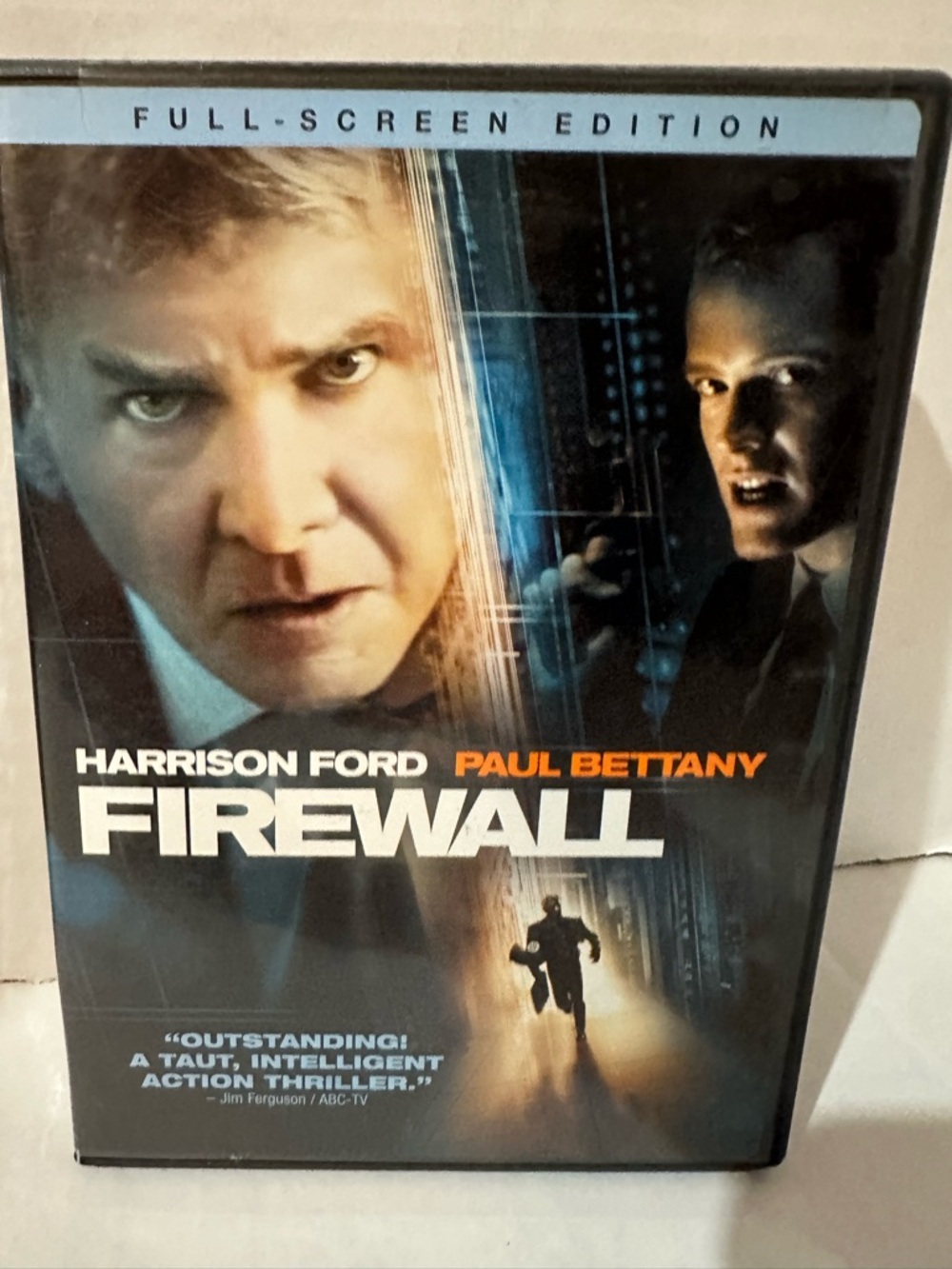 Firewall Movie Poster Wall Art - Black/Blue